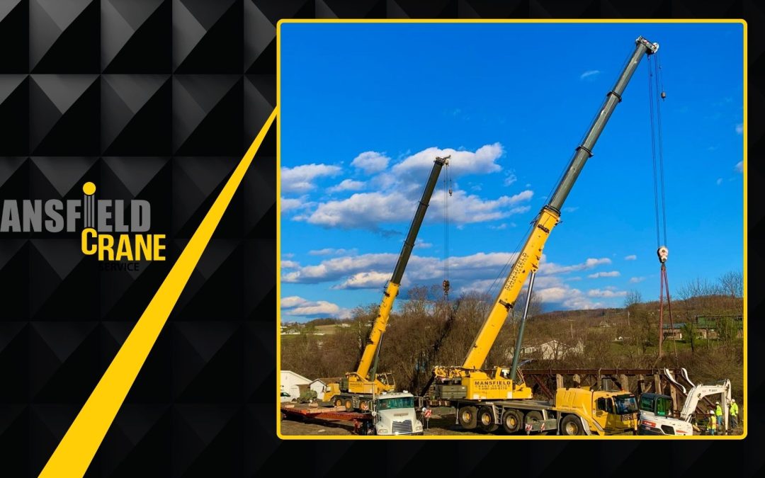 Tandem lifting with 165-ton and 115-ton cranes
